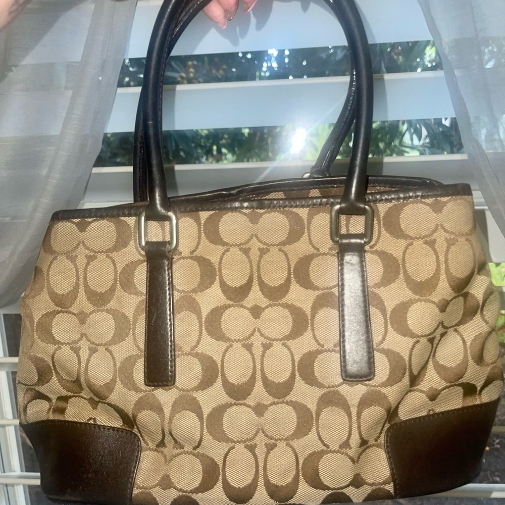 Coach hand bag